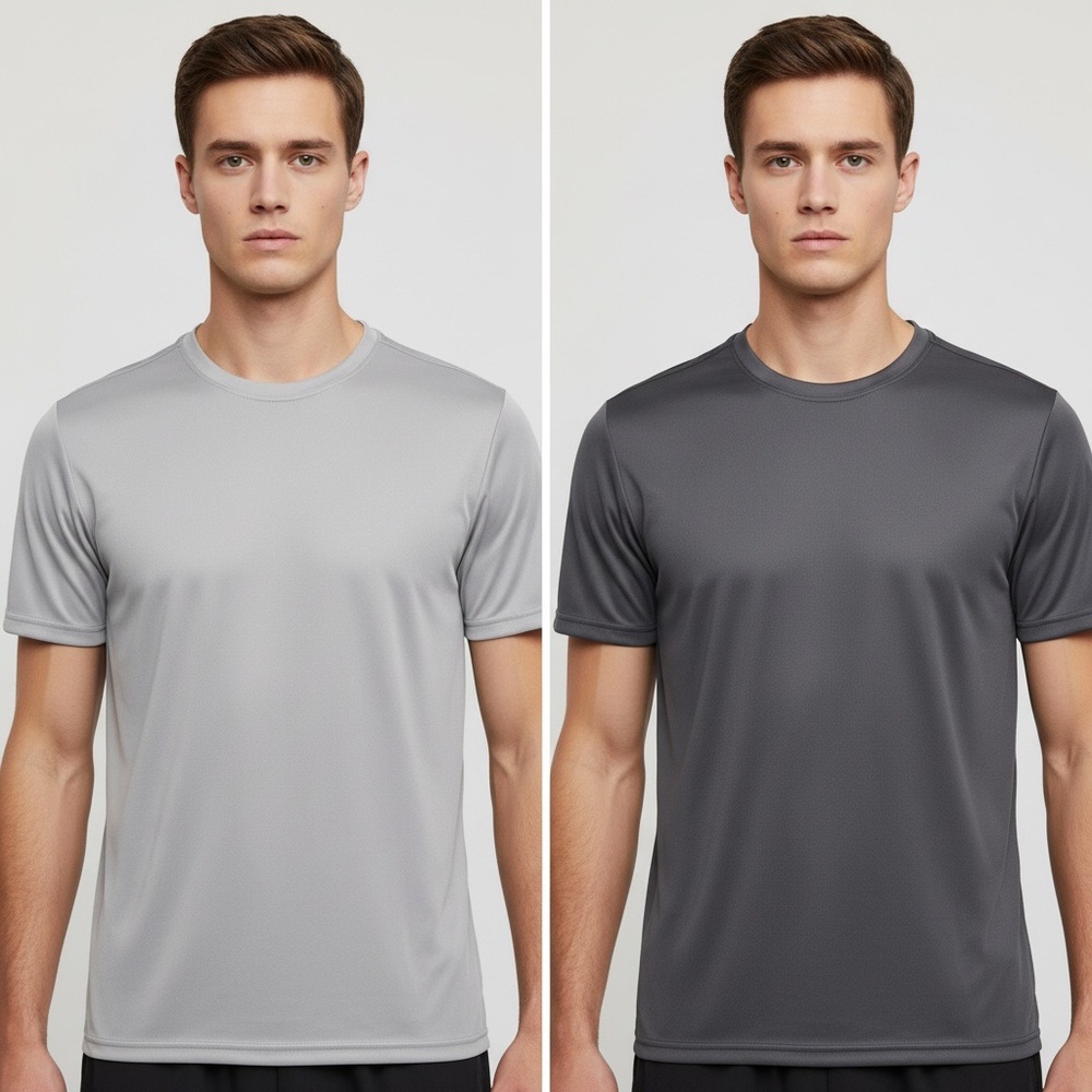 002 COMBO: 2 A4 gym shirts size S